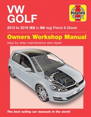 Buy Vw Golf Petrol & Diesel ('13-'16) 62 To 66