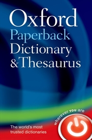 Buy Oxford Paperback Dictionary & Thesaurus