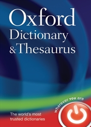 Buy Oxford Dictionary And Thesaurus