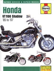 Buy Honda Vt1100 Shadow (85-07) Haynes Repair Manual