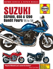 Buy Suzuki Gsf600, 650 & 1200 Bandit Fours (95 - 06) Haynes Repair Manual : 95-06