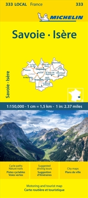 Buy Isere Savoie - Michelin Local Map 333 : Map