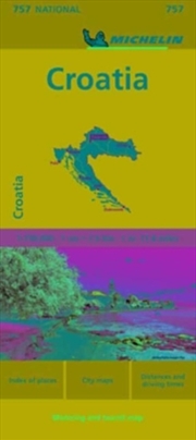 Buy Croatia - Michelin National Map 757