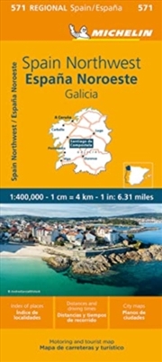 Buy Galicia - Michelin Regional Map 571