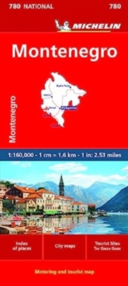Buy Montenegro - Michelin National Map 780