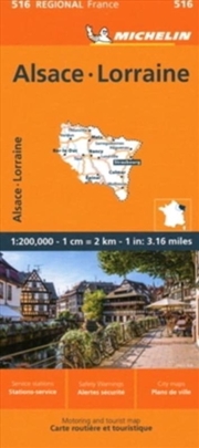 Buy Alsace Lorraine - Michelin Regional Map 516