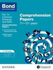 Buy Bond 11+: English: Comprehension Papers : 11+-12+ Years