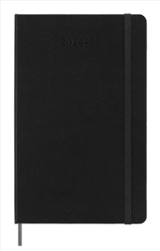 Buy Moleskine 2025 18-Month Daily Large Hardcover Notebook: Black