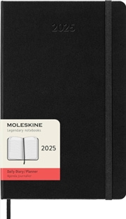 Buy Moleskine 2025 12-Month Daily Large Hardcover Notebook: Black
