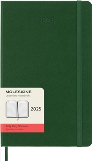 Buy Moleskine 2025 12-Month Daily Large Hardcover Notebook: Myrtle Green