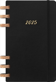 Buy Moleskine 2025 12-Month Large Softcover Spiral Planner: Black