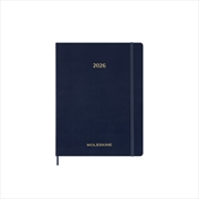 Buy Moleskine 2026 13-Month Essential Xxl Weekly Vertical Planner: Sapphire Blue