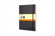 Buy Moleskine Soft Extra Large Ruled Notebook Black