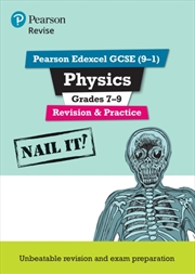 Buy Pearson Revise Edexcel Gcse Physics Grades 7-9 Revision And Practice Incl. Online Revision And Quizz