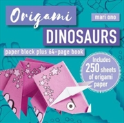 Buy Origami Dinosaurs : Paper Block Plus 64-Page Book