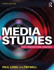 Buy Media Studies : Texts, Production, Context