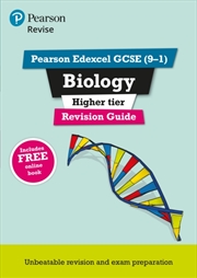 Buy Pearson Revise Edexcel Gcse Biology (Higher) Revision Guide Incl. Online Revision And Quizzes - For 