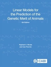 Buy Linear Models For The Prediction Of The Genetic Merit Of Animals