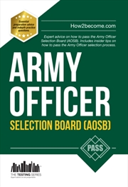 Buy Army Officer Selection Board (Aosb) New Selection Process: Pass The Interview With Sample Questions 