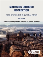 Buy Managing Outdoor Recreation : Case Studies In The National Parks