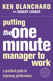 Buy Putting The One Minute Manager To Work