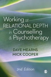Buy Working At Relational Depth In Counselling And Psychotherapy