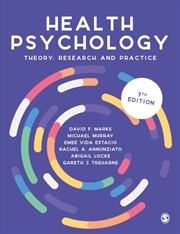 Buy Health Psychology : Theory, Research And Practice