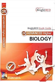 Buy Brightred Study Guide Cfe Advanced Higher Biology - New Edition
