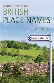 Buy A Dictionary Of British Place-Names