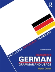 Buy Hammer's German Grammar And Usage