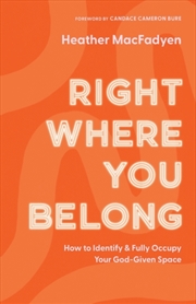 Buy Right Where You Belong - How To Identify And Fully Occupy Your God–Given Space
