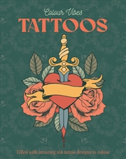 Buy Colour Vibes - Adult Colouring Book - Tattoos