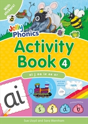 Buy Jolly Phonics Activity Book 4 : In Precursive Letters (British English Edition)
