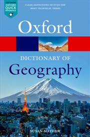 Buy A Dictionary Of Geography