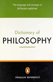 Buy The Penguin Dictionary Of Philosophy