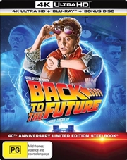 Buy Back To The Future | Blu-ray + UHD - 40th Anniversary Steelbook