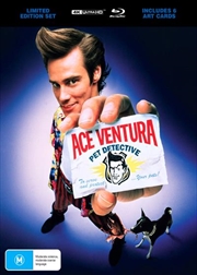Buy Ace Ventura - Pet Detective - Limited Edition | Blu-ray + UHD - Steelbook + Lenticular Hardcover + A