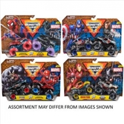Buy Monster Jam 1:64 Marvel 2 Pack (SENT AT RANDOM)