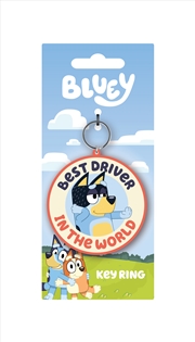 Buy Bluey - Best Driver - PVC Keyring