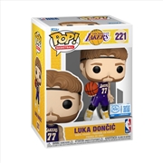 Buy NBA: Lakers - Luka Doncic (Purple Jersey) Pop! Vinyl [RS]