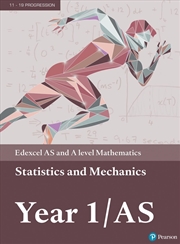 Buy Pearson Edexcel AS and A level Mathematics Statistics & Mechanics Year 1/AS Textbook + e-book