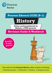 Buy Pearson REVISE Edexcel GCSE History Crime and Punishment Revision Guide and Workbook incl. online re