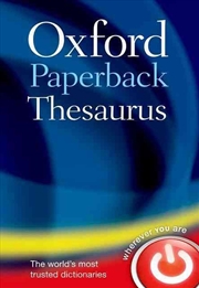 Buy Oxford Paperback Thesaurus