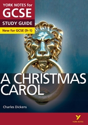 Buy A Christmas Carol York Notes GCSE English Literature Study Guide - for 2026, 2027 exams