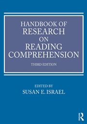 Buy Handbook Of Research On Reading Comprehension