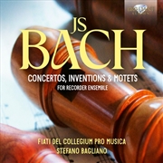 Buy J.S. Bach: Cons Inventions & Motets For Recorder