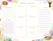 Buy Art Of Nature: Under The Sea Weekly Planner Notepad