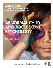 Buy Abnormal Child And Adolescent Psychology