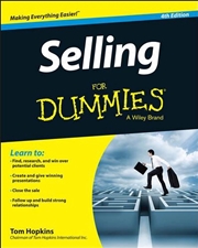 Buy Selling For Dummies 4th Editio