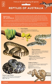 Buy Reptiles Of Australia ID Chart